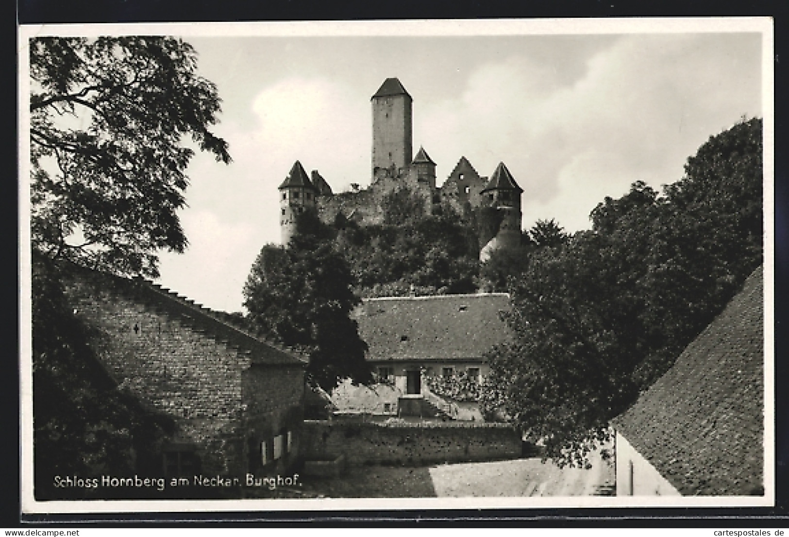 AK Burg Hornberg (Götz Von Berlichingen), Burghof  - Sonstige & Ohne Zuordnung