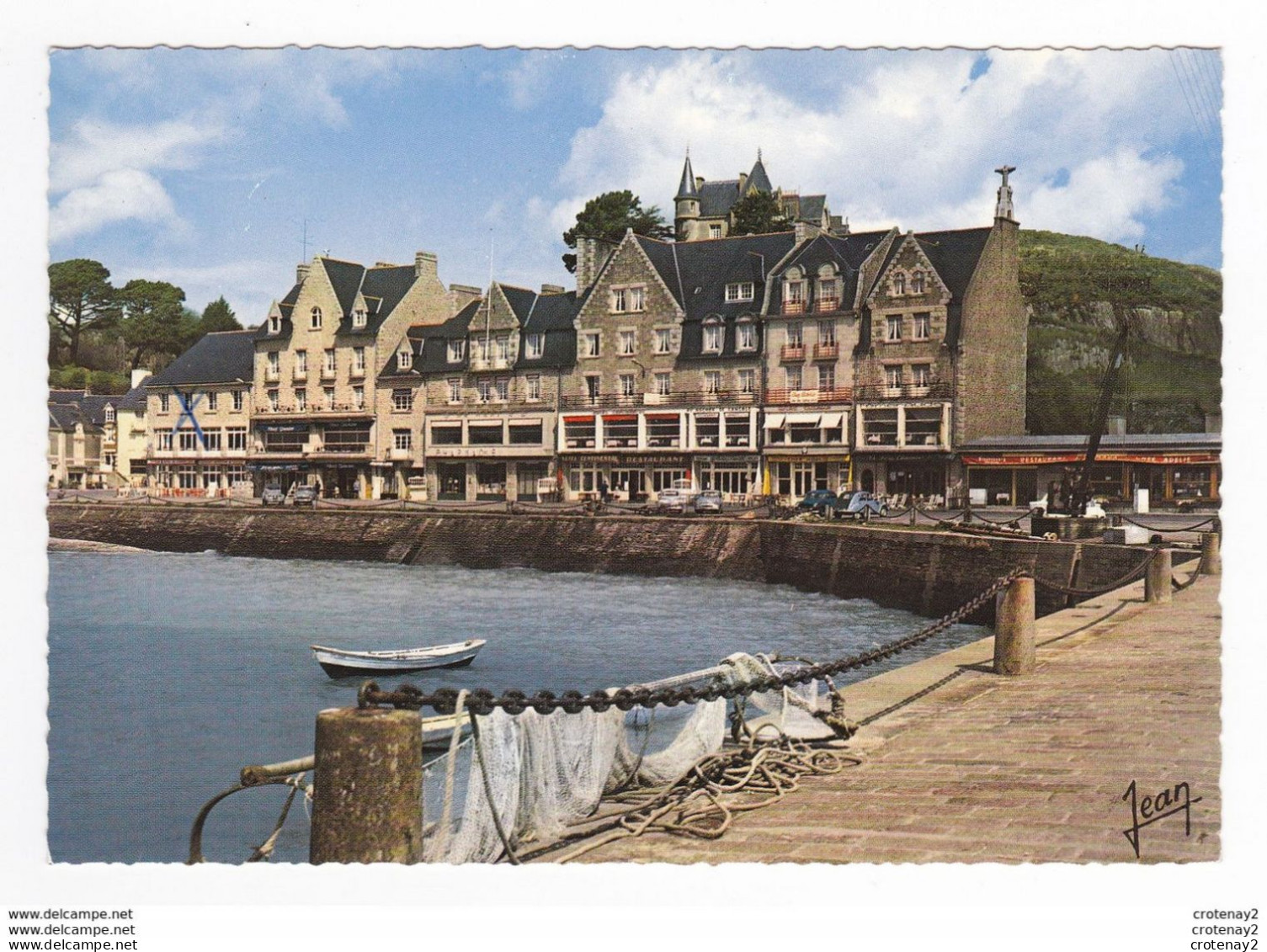 35 CANCALE N°20 760 Un Coin Du Port De La Houle Citroën 2CV Restaurant CHEZ ADELIE - Cancale