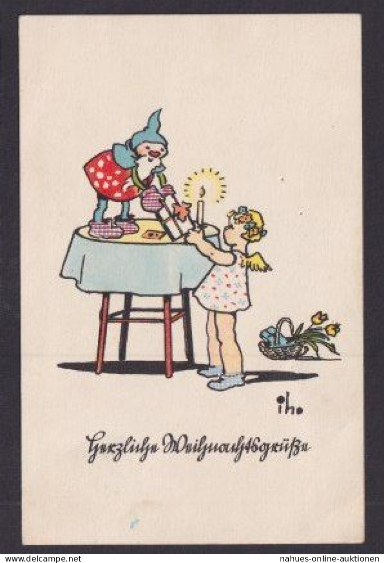 Künstler Ansichtskarte Deutsches Reich Karlsruhe Inzlingen ü Lörrach Weihnachten - Covers & Documents