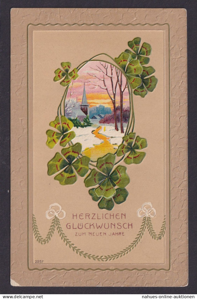Sellnow Neumark Brandenburg Ansichtskarte Deutsches Reich N.Kiel AK Gruß Neujahr - Other & Unclassified