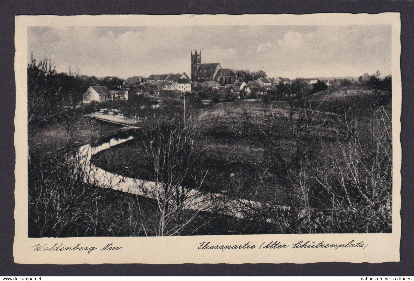 Hermsdorf über Friedeberg Brandenburg All. Besetzung Landpoststempel - Other & Unclassified