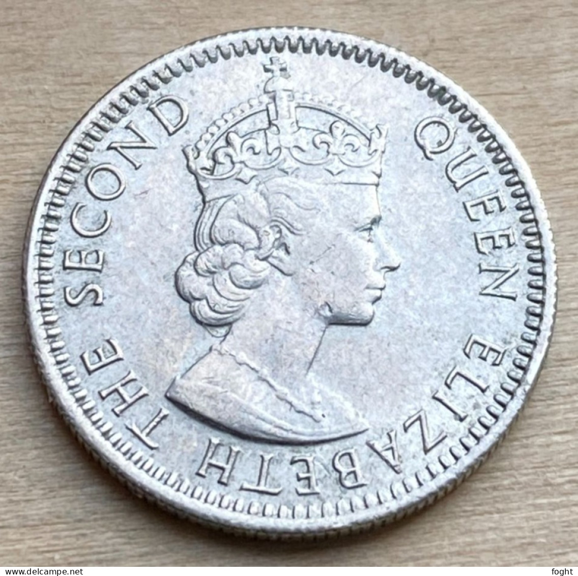 1961 Malaya & British Borneo British Colony Coin 10 Cents,KM#2,7362K - Malasia