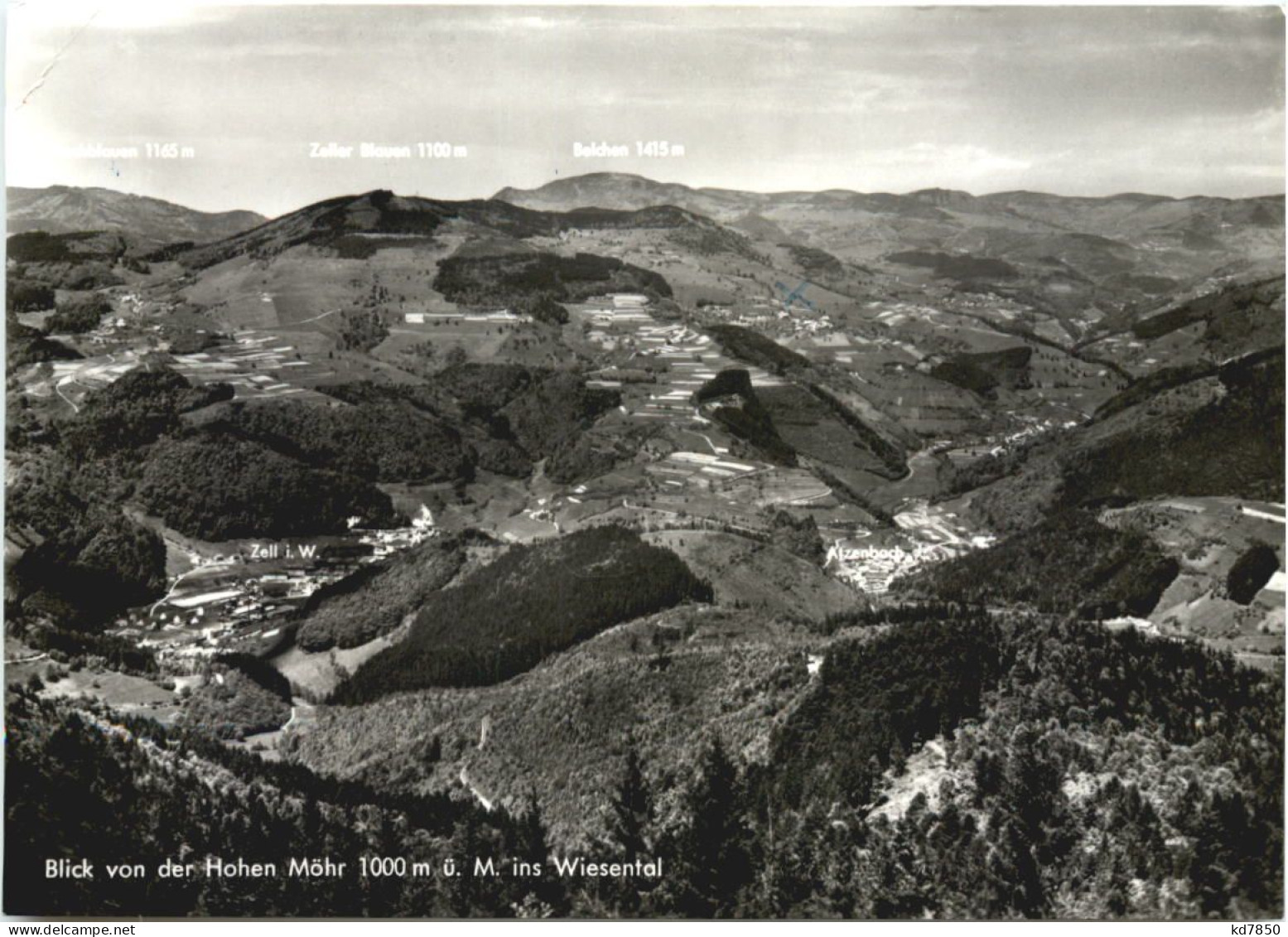 Blick Von Der Hohen Möhr - Loerrach