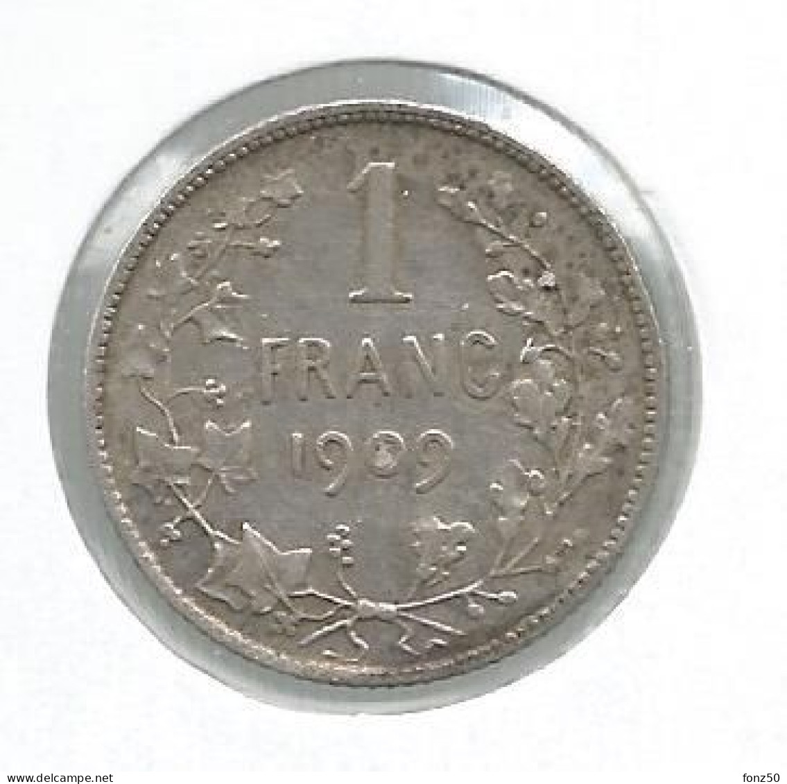 LEOPOLD II * 1 Frank 1904 Vlaams  Met Punt * Z.Fraai / Prachtig * Nr 12869 - 1 Franc