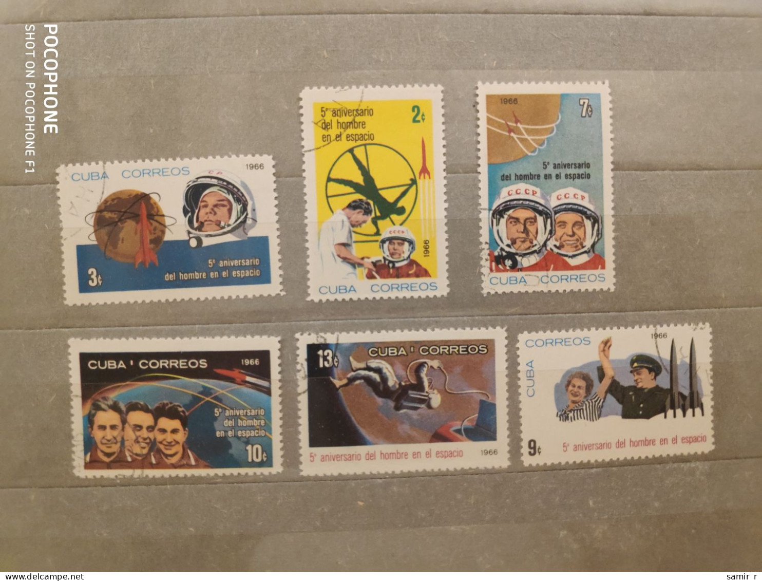 1966	Cuba	Space (F92) - Used Stamps