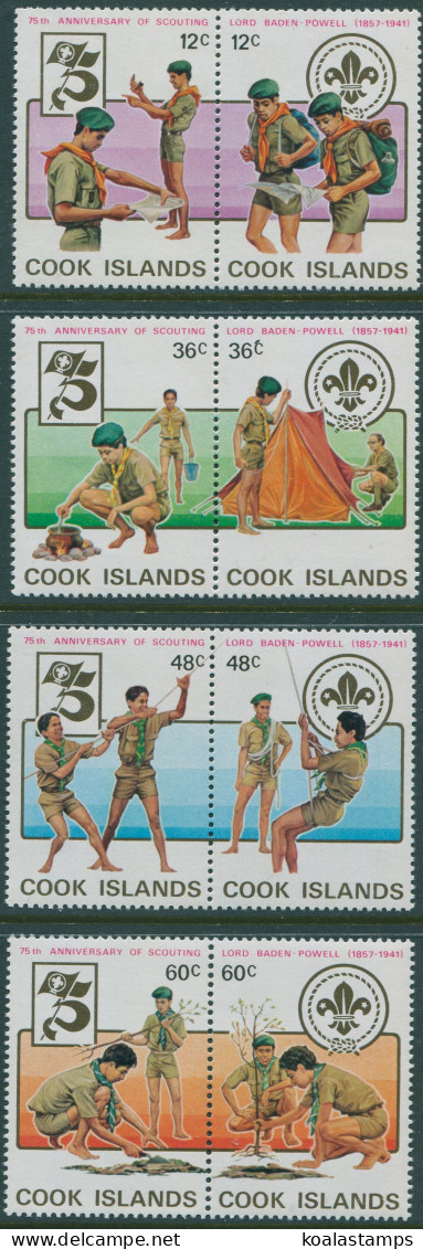 Cook Islands 1983 SG866-873 Scouts Set MNH - Cook