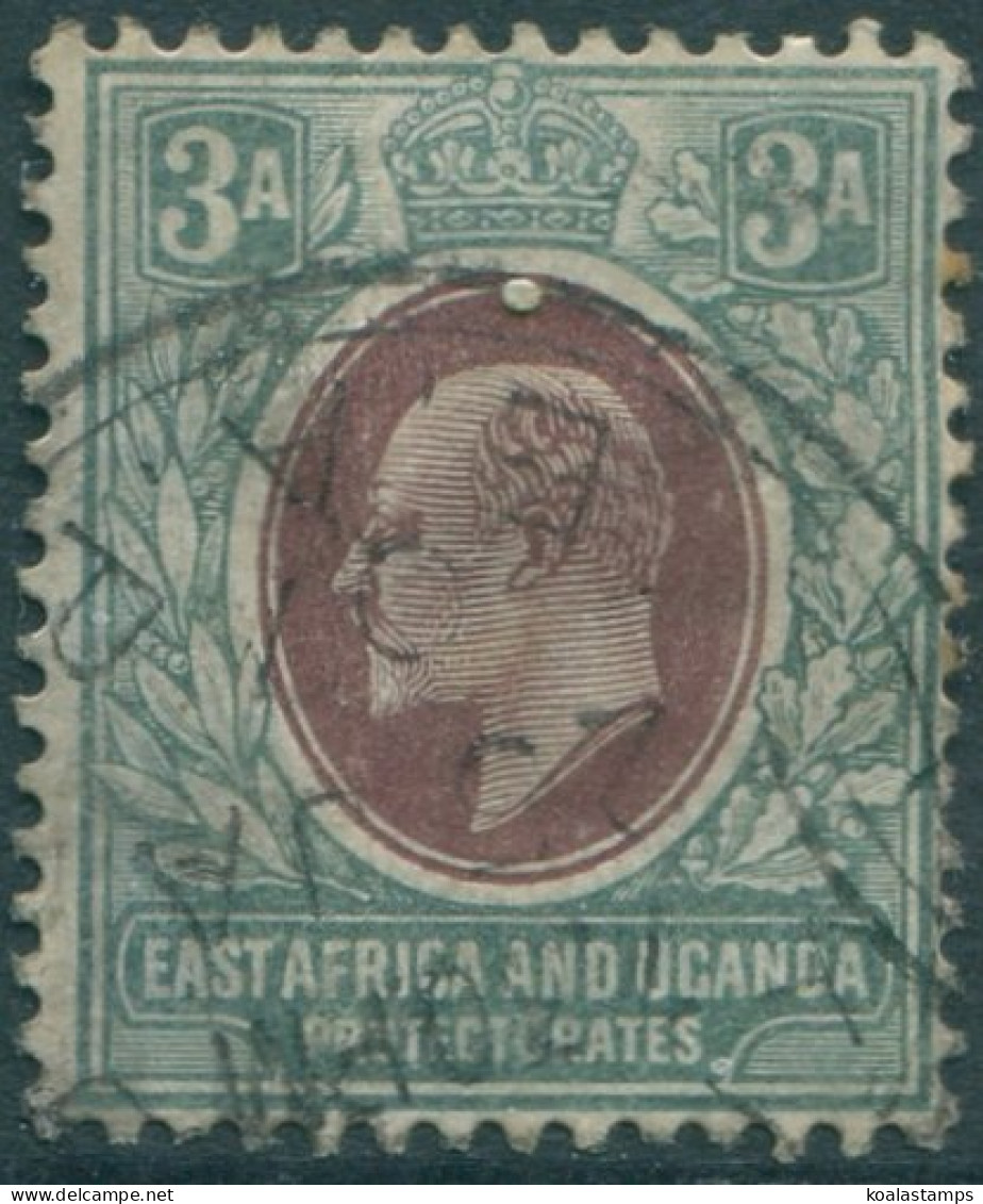 Kenya Uganda And Tanganyika 1904 SG22 3a Brown-purple And Green KEVII FU (amd) - Kenya, Oeganda & Tanganyika