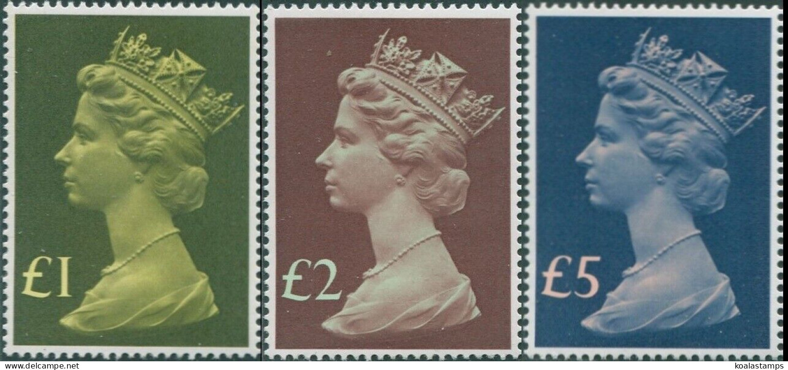Great Britain 1977 SG1026-1028 QEII High Values (3) MNH - Unclassified