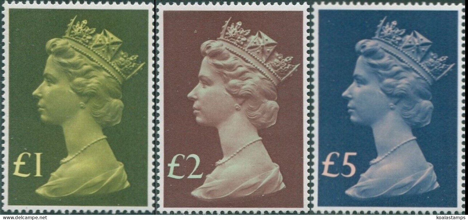 Great Britain 1977 SG1026-1028 QEII High Values (3) MNH - Non Classés