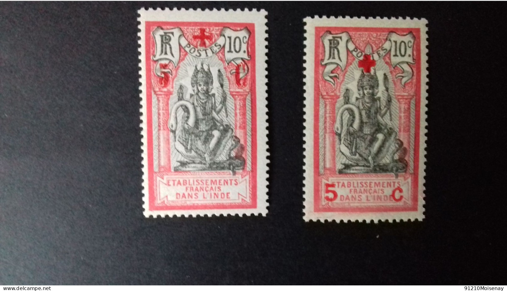 INDE N°46 / 47 ** - Unused Stamps