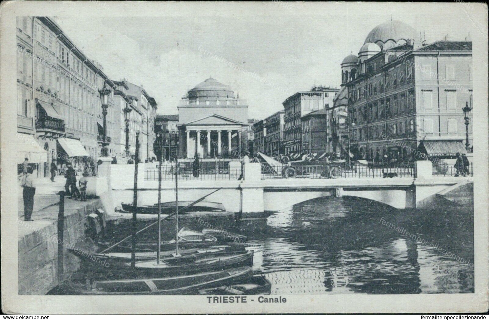 Bu621 Cartolina  Trieste Citta' Canale   Friuli - Trieste