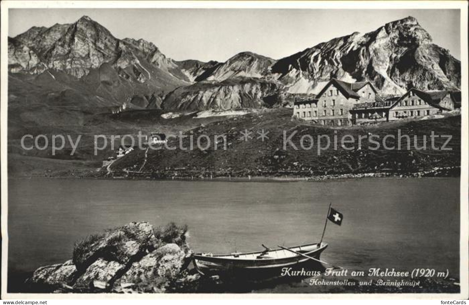 12046123 Frutt Melchsee Kurhaus Hohenstollen Und Bruenighaupt Alpen Melchsee-Fru - Andere & Zonder Classificatie