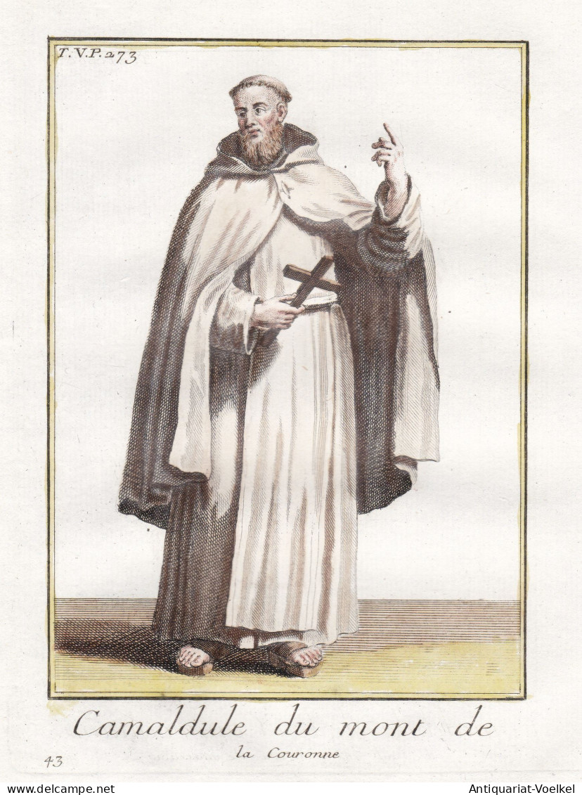 Camaldule Du Mont De La Couronne - Camaldolese Kamaldulenser / Mönchsorden Monastic Order / Ordenstracht Orde - Stiche & Gravuren