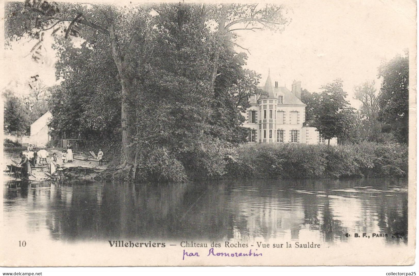 10 - Villeherviers - Château Des Roches - Vue Sur La Sauldre - Other & Unclassified