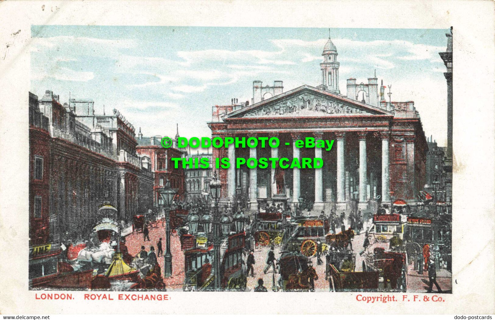 R558309 London. Royal Exchange. F. F - Andere & Zonder Classificatie