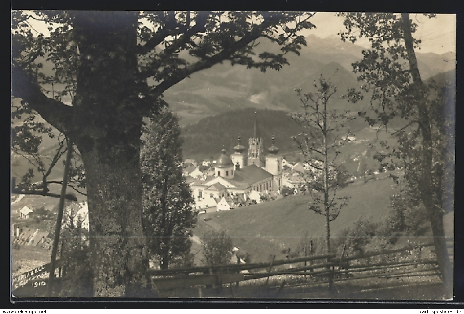 AK Mariazell, Blick Zur Kirche  - Sonstige & Ohne Zuordnung