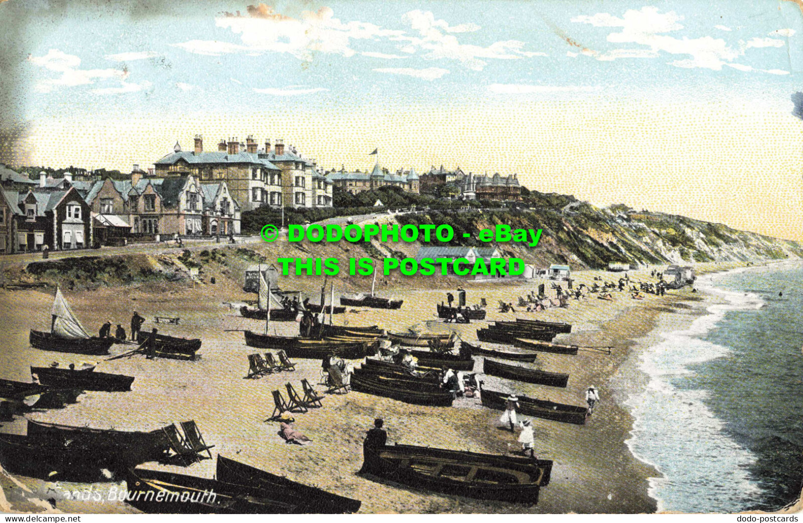 R558315 Sands. Bournemouth. B. B. London. Excelsior Series No C. 1907 - Andere & Zonder Classificatie