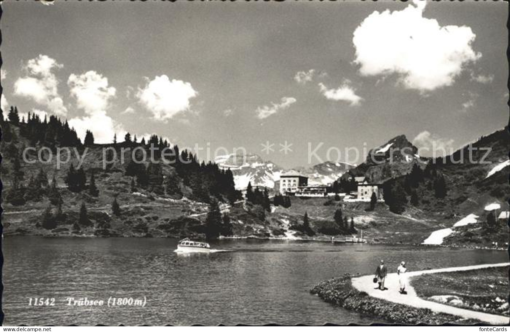 12045880 Truebsee OW Uferweg Am See Berghotel Alpen Engelberg - Andere & Zonder Classificatie