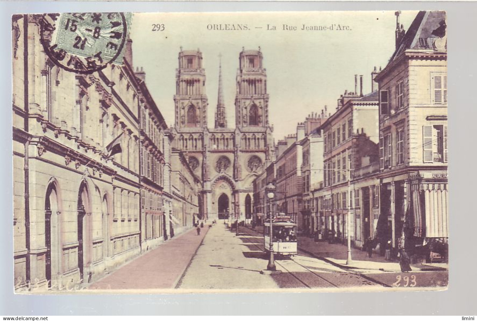 45 - ORLEANS - RUE JEANNE-D'ARC - COLORISÉE - ANIMÉE -  - Orleans