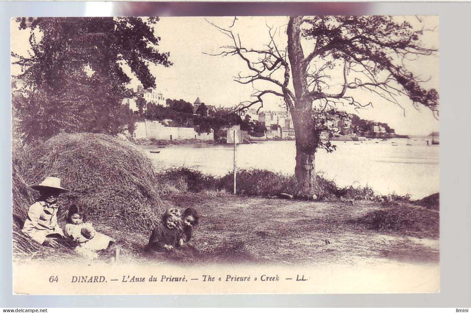 35 - DINARD - L'ANSE DU PRIEURE - GROUPE D'ENFANTS - ANIMÉE -  - Saint Servan