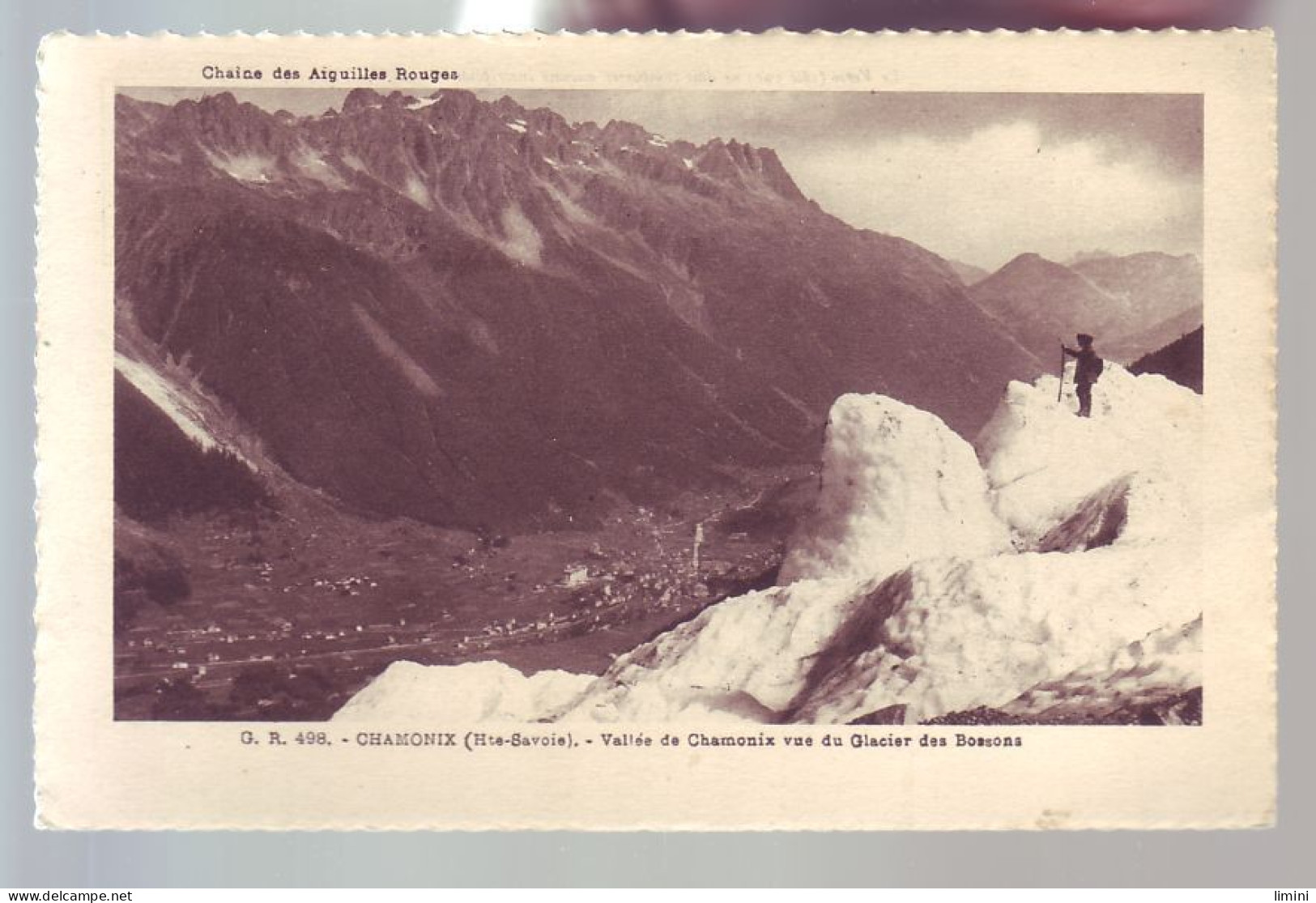 74 - CHAMONIX - VALLÉE DE CHAMONIX VUE DU GLACIER DES BOSSONS - ANIMÉE -  - Chamonix-Mont-Blanc