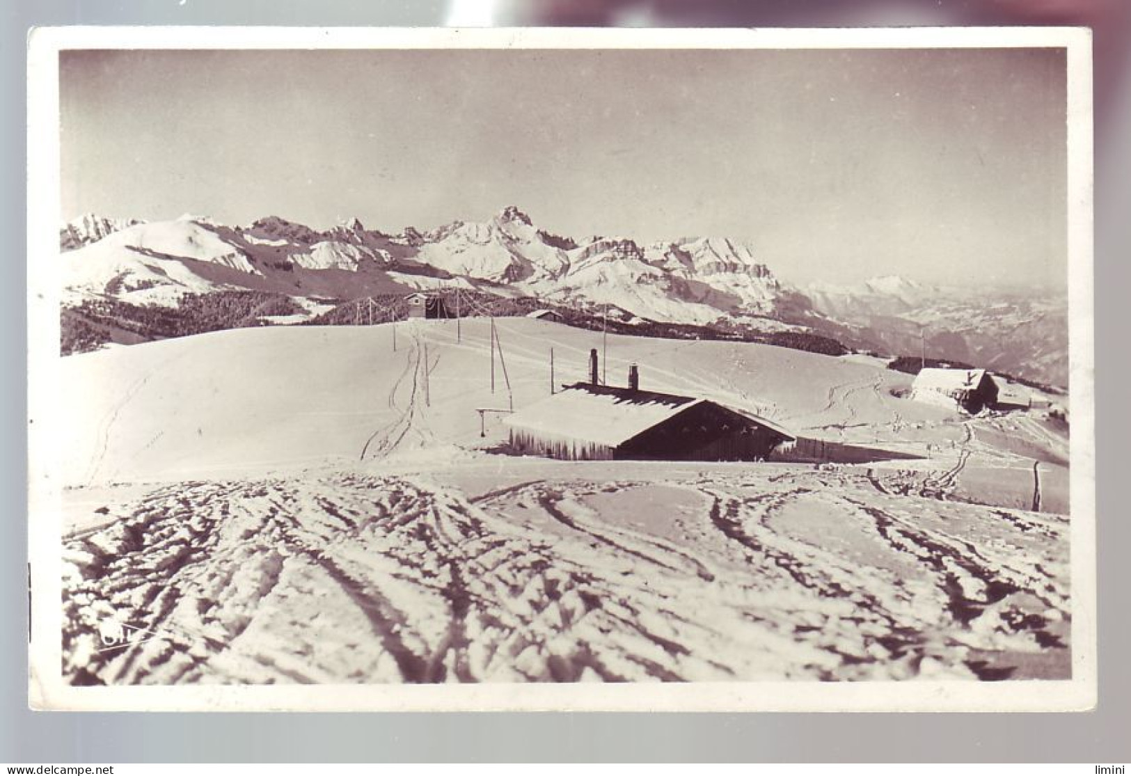 74 - MEGEVE - CHALETS DE ROCHEBRUNE ET POINTE PERCÉE SOUS LA NEIGE -  - Megève