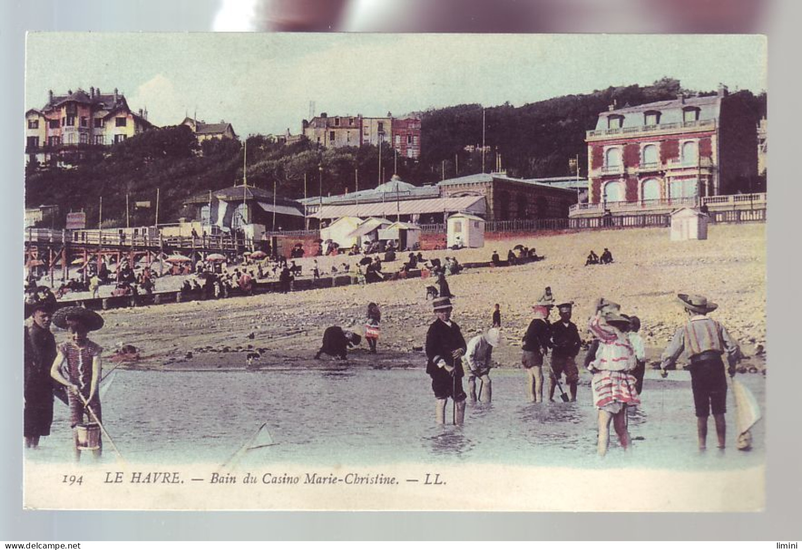 76 - LE HAVRE - BAIN DU CASINO MARIE-CHRISTINE - ANIMÉE - COLORISE -  - Ohne Zuordnung