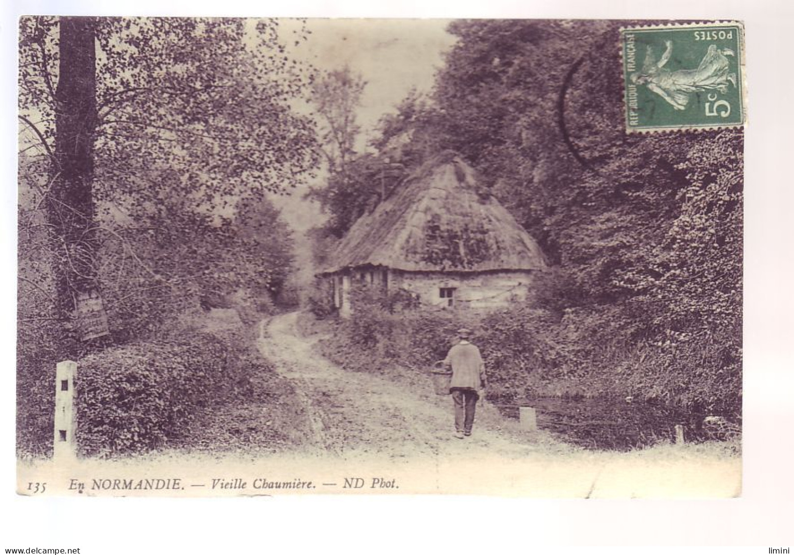 76 - EN NORMANDIE - VIEILLE CHAUMIERE - ANIMÉE -  - Sonstige & Ohne Zuordnung