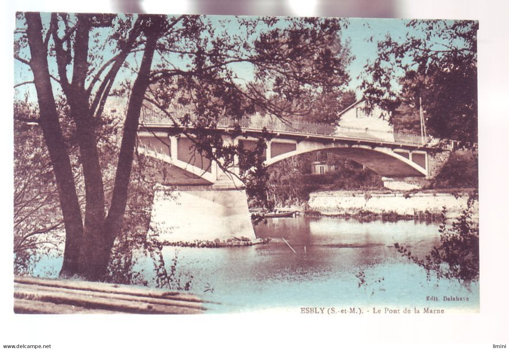 77 - ESBLY - LE PONT  DE LA MARNE - COLORISÉE -  - Esbly