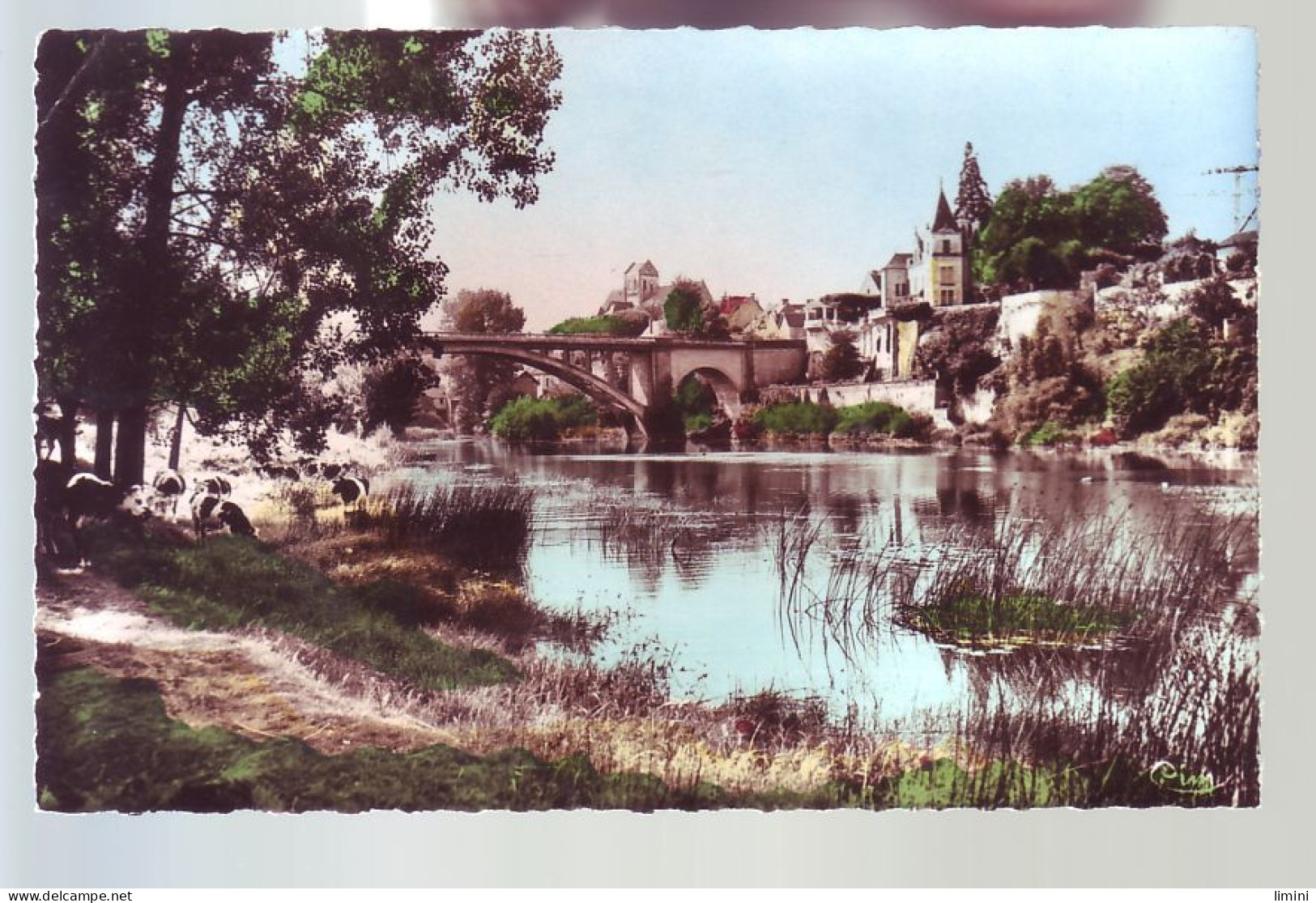 86 - LA ROCHE-POSAY - LES BORDS DE LA CREUSE  - COLORISÉE -  - La Roche Posay