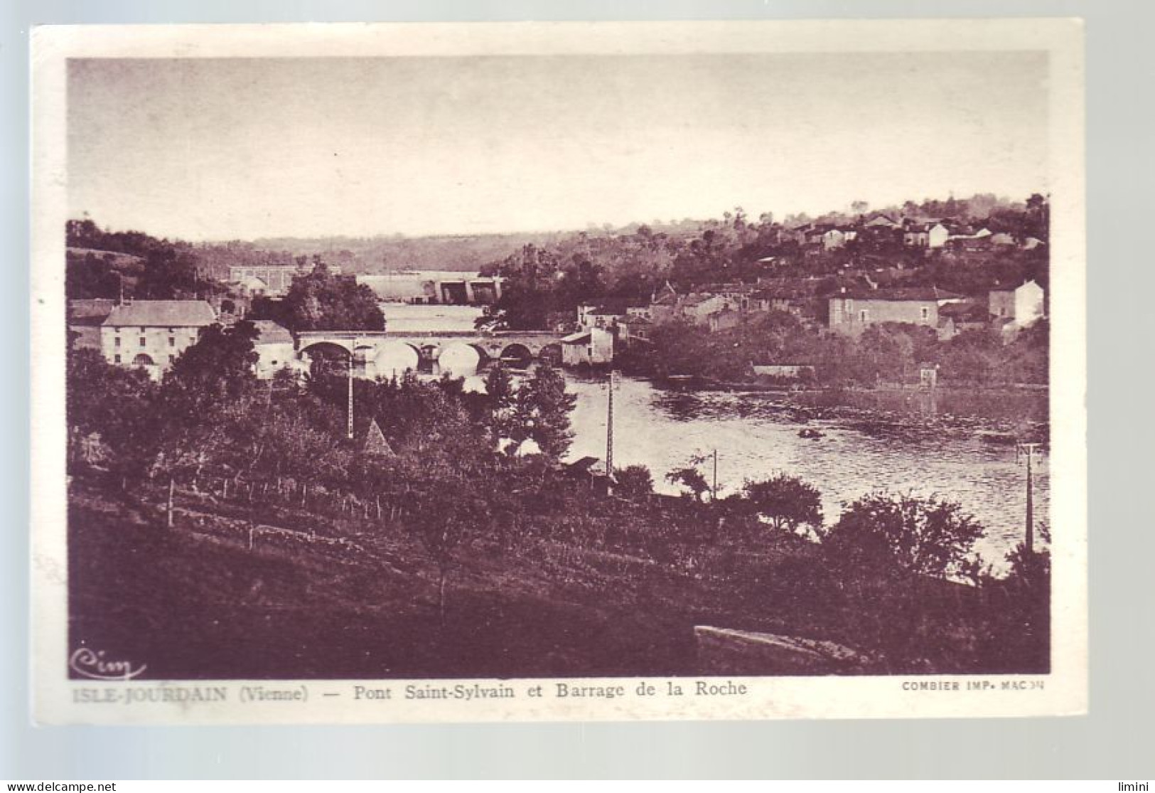 86 - ISLE-JOURDAIN - PONT SAINT-SYLVAIN ET BARRAGE DE LA ROCHE -  - L'Isle Jourdain