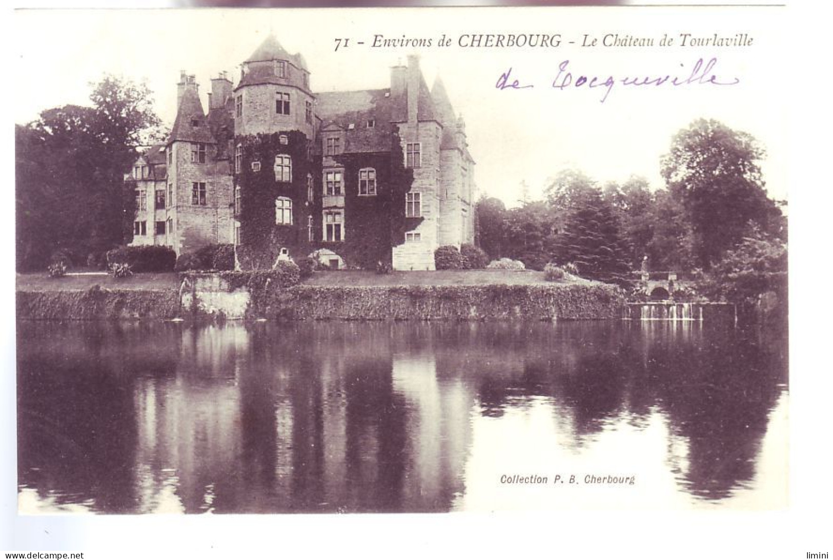 50 - CHERBOURG - LE CHATEAU DE TOURLAVILLE -  - Cherbourg