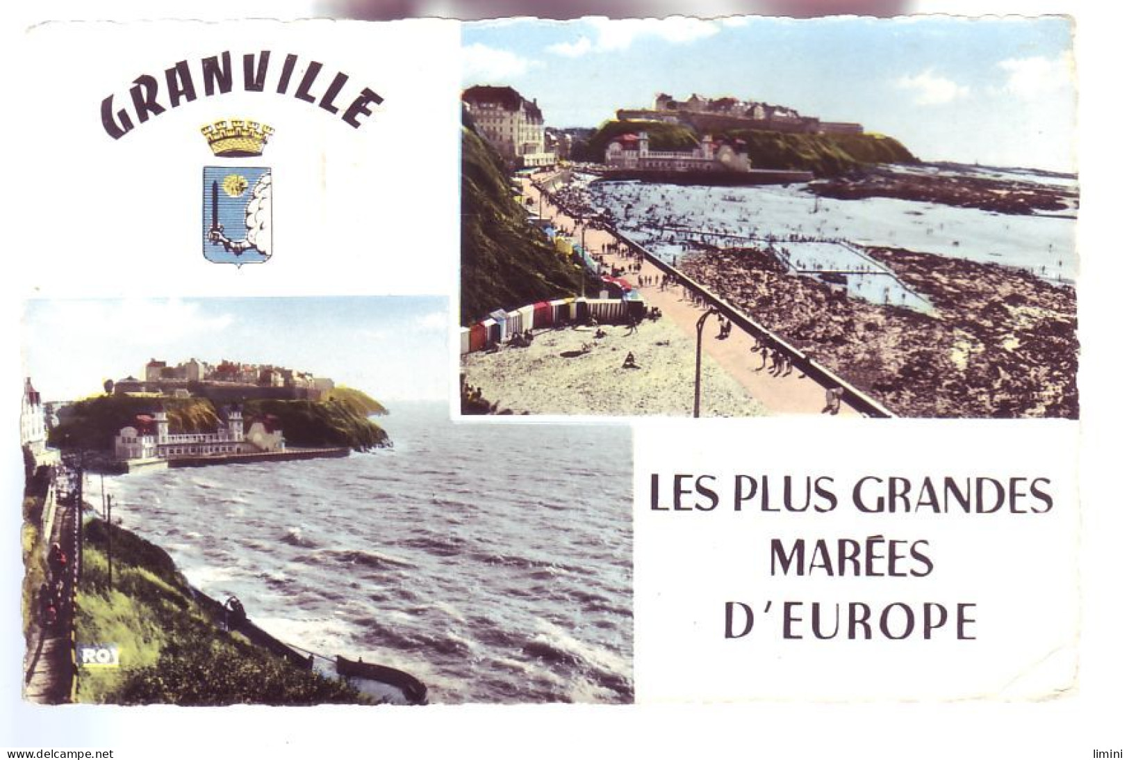 50 - GRANVILLE - LES PLUS GRANDES MARÉE D'EUROPE - MULTIVUES - ANIMÉE -  - Granville