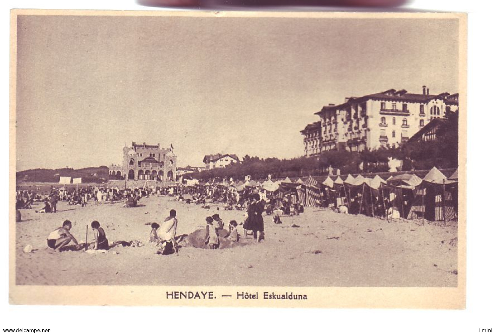 64 - HENDAYE - HÔTEL ESKUALDUNA - ANIMÉE -  - Hendaye