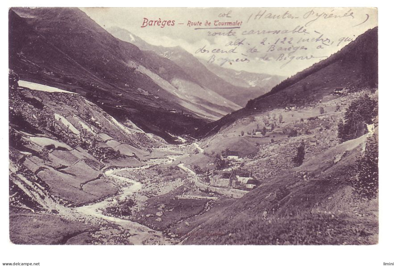 65 - BAREGES - ROUTE DE TOURMALET -  - Altri & Non Classificati