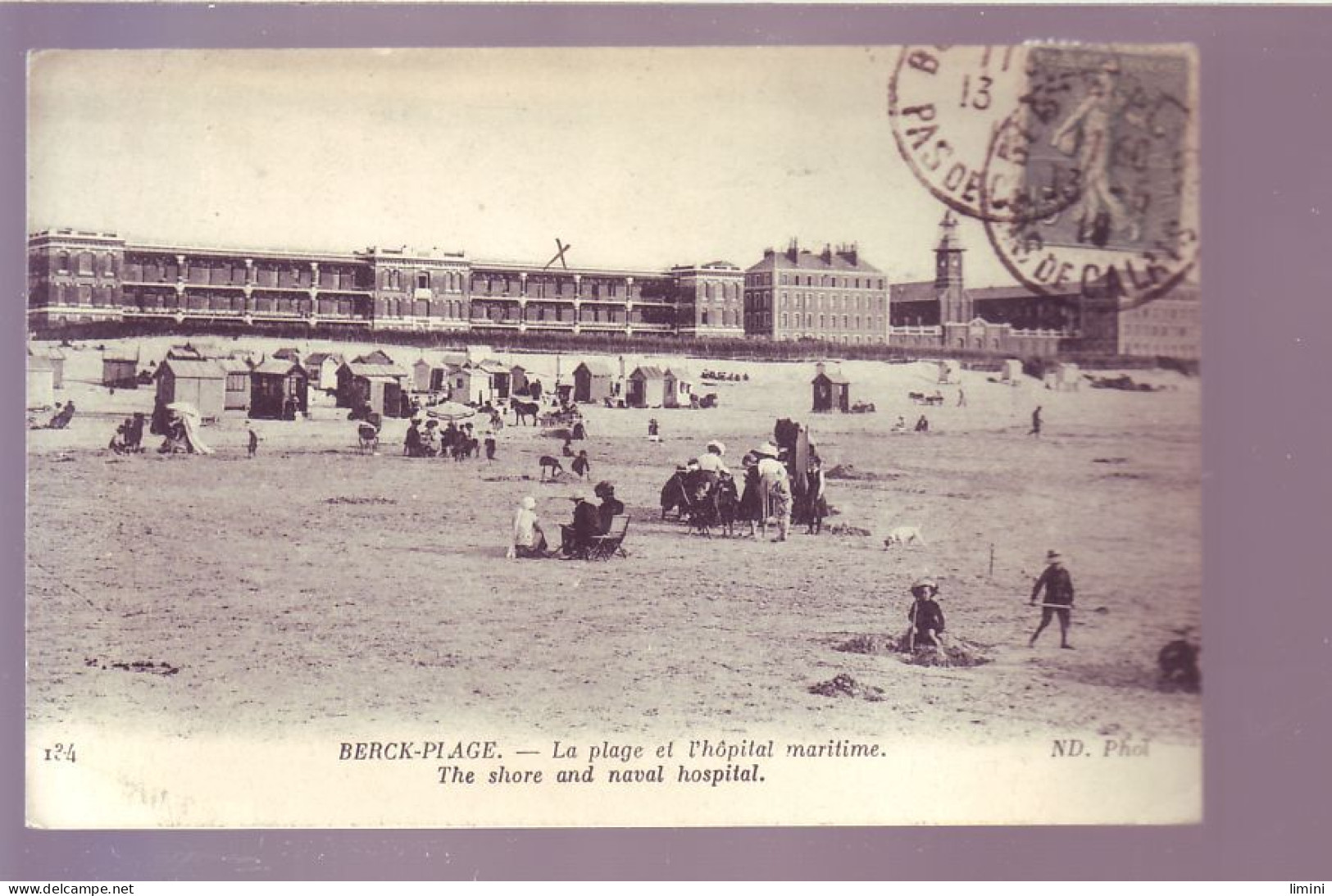 62 - BERCK - LA PLAGE ET L'HOPITAL MARITIME -  - Berck