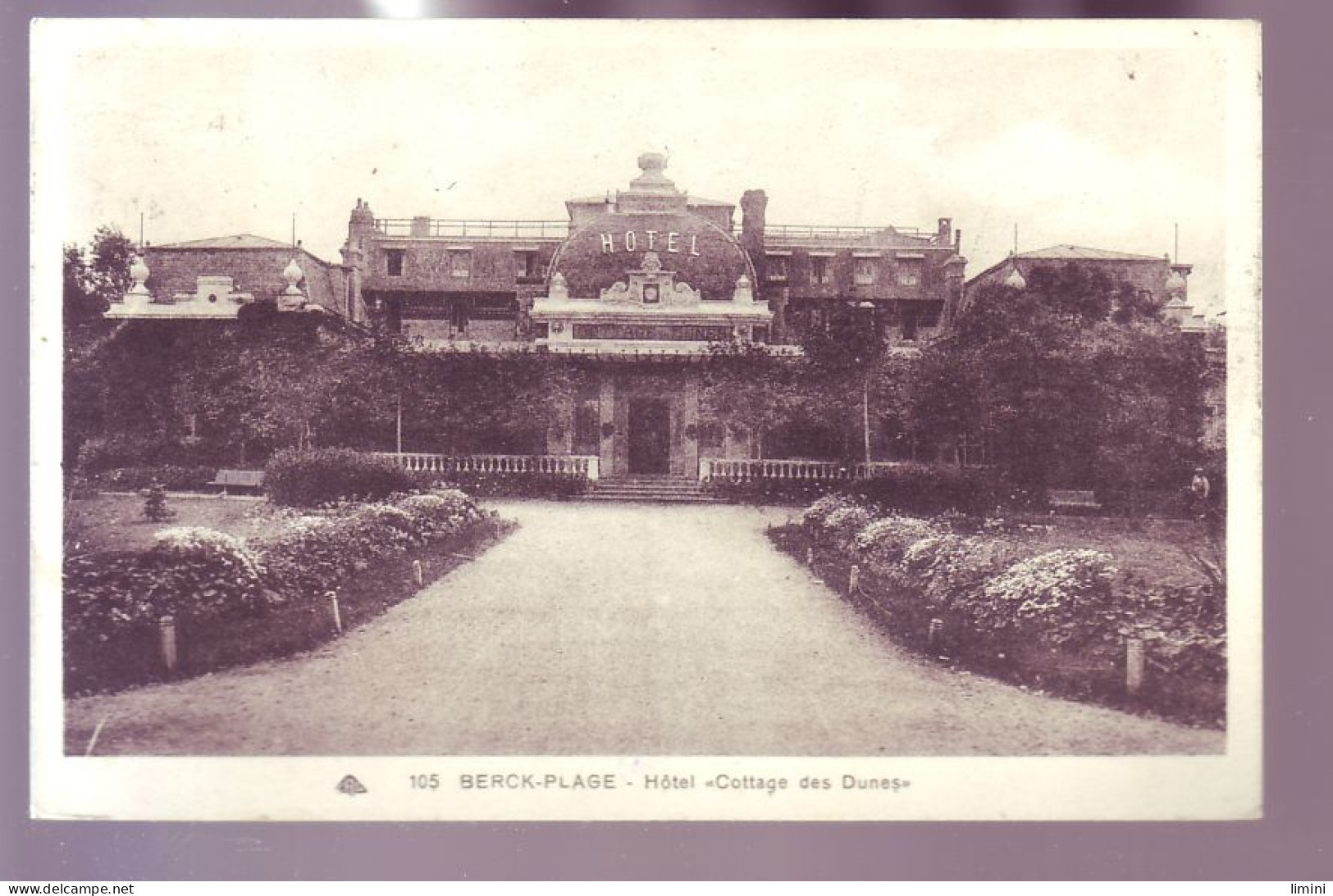 62 - BERCK-PLAGE - HÔTEL ""COTTAGE DES DUNES"" -  - Berck