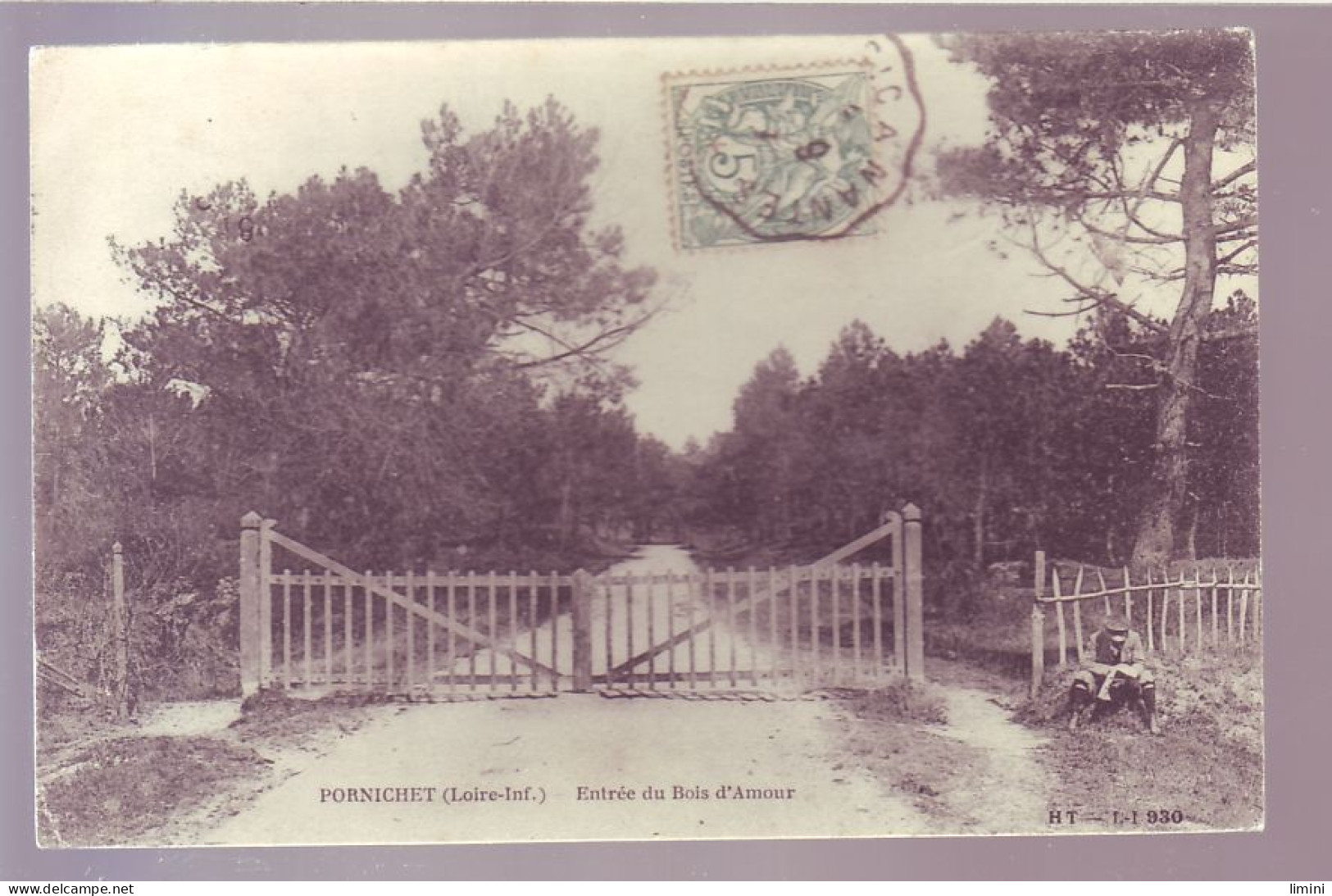 44 - PORNICHET - ENTRÉE DU BOIS D'AMOUR - ANIMÉE -  - Pornichet