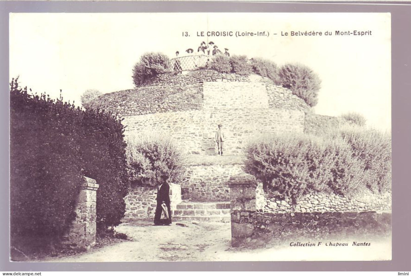 44 - LE CROISIC - LE BELVEDERE DU MONT ESPRIT - ANIMÉE -  - Le Croisic