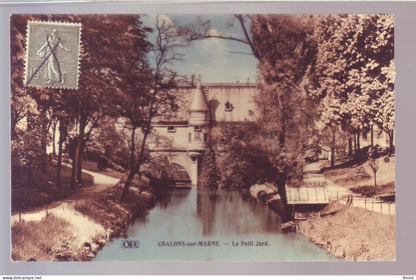 51 - CHALONS-sur-MARNE - LE PETIT JARD - COLORISÉE  -  - Châlons-sur-Marne