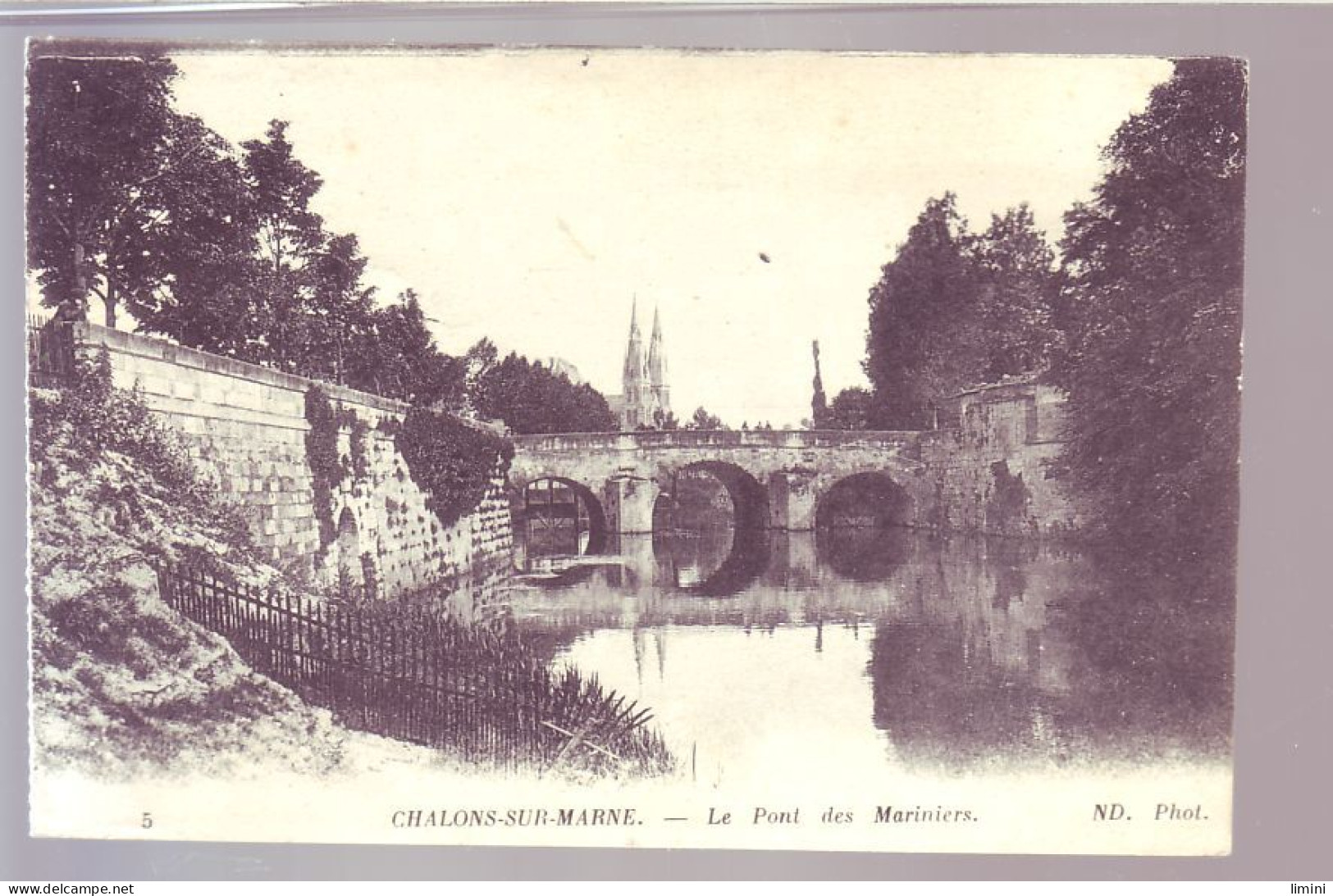 51 - CHALONS-sur-MARNE - LE PONT DES MARINIERS  -  - Châlons-sur-Marne