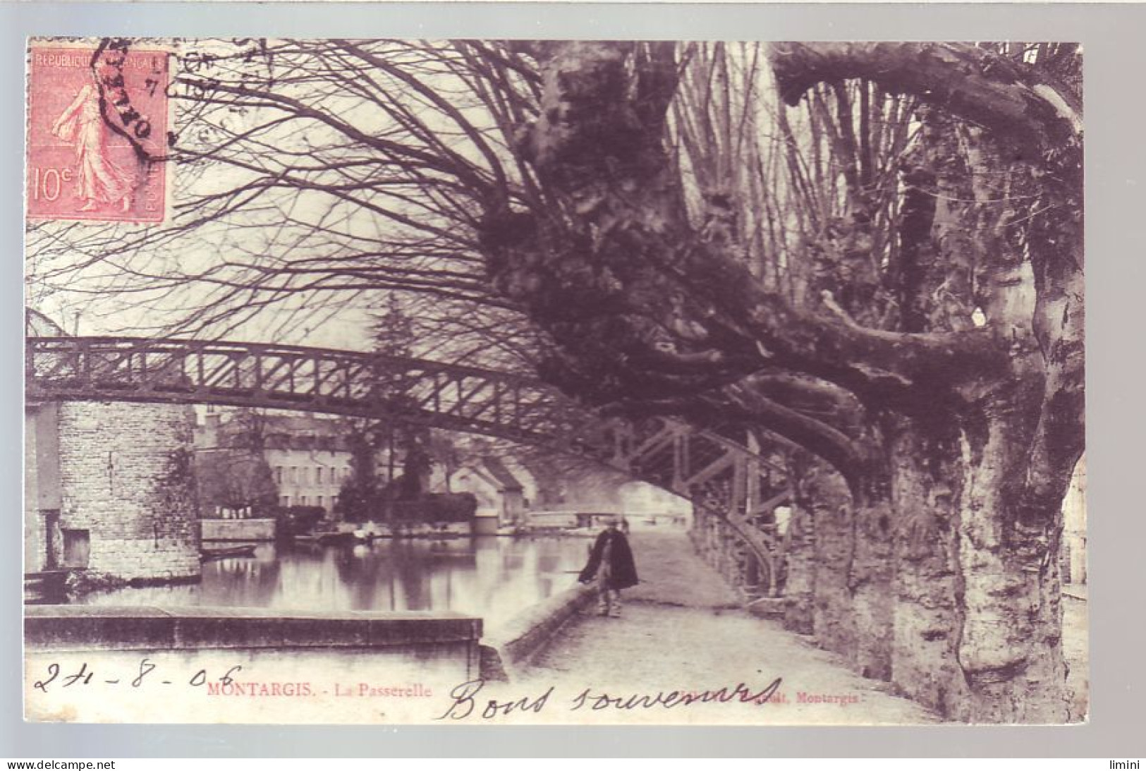 45 - MONTARGIS - LA PASSERELLE - ANIMÉE -  - Montargis