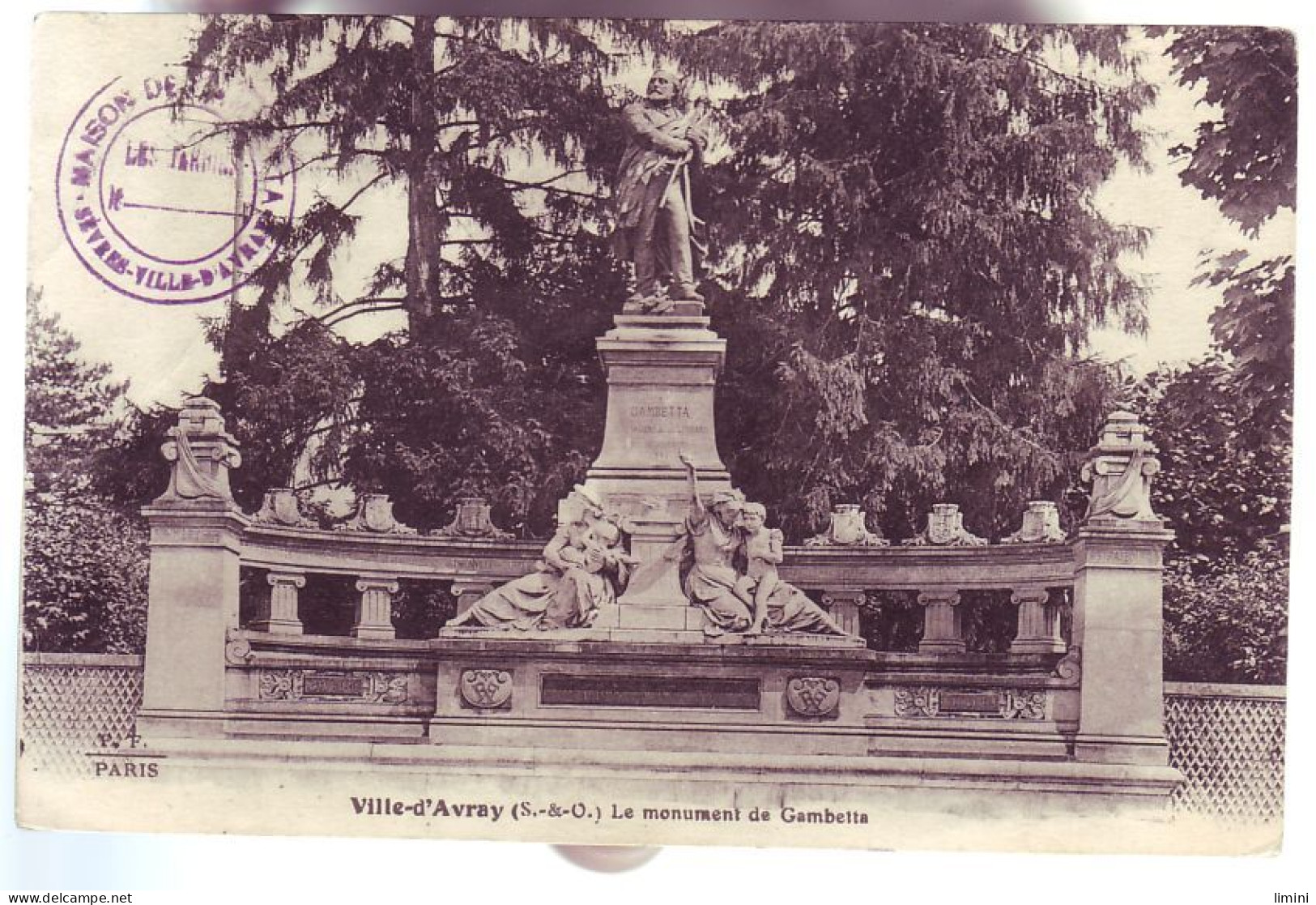 92 - VILLE-D'AVRAY - LE MONUMENT DE GAMBETTA -  - Ville D'Avray