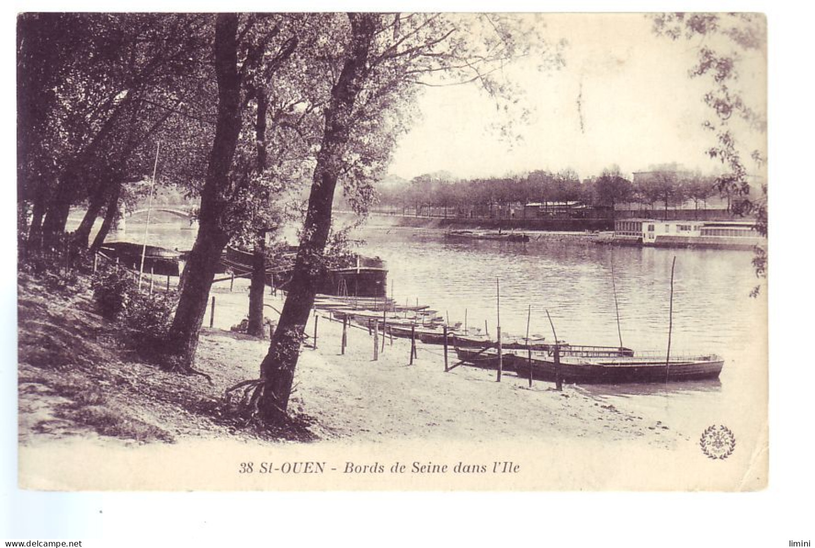 93 - SAINT-OUEN - BORDS DE SEINE DANS L'ILE -  - Saint Ouen