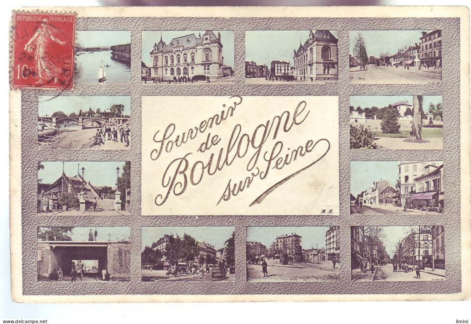 92 - BOULOGNE-sur-SEINE - MULTIVUES - SOUVENIR -  - Boulogne Billancourt