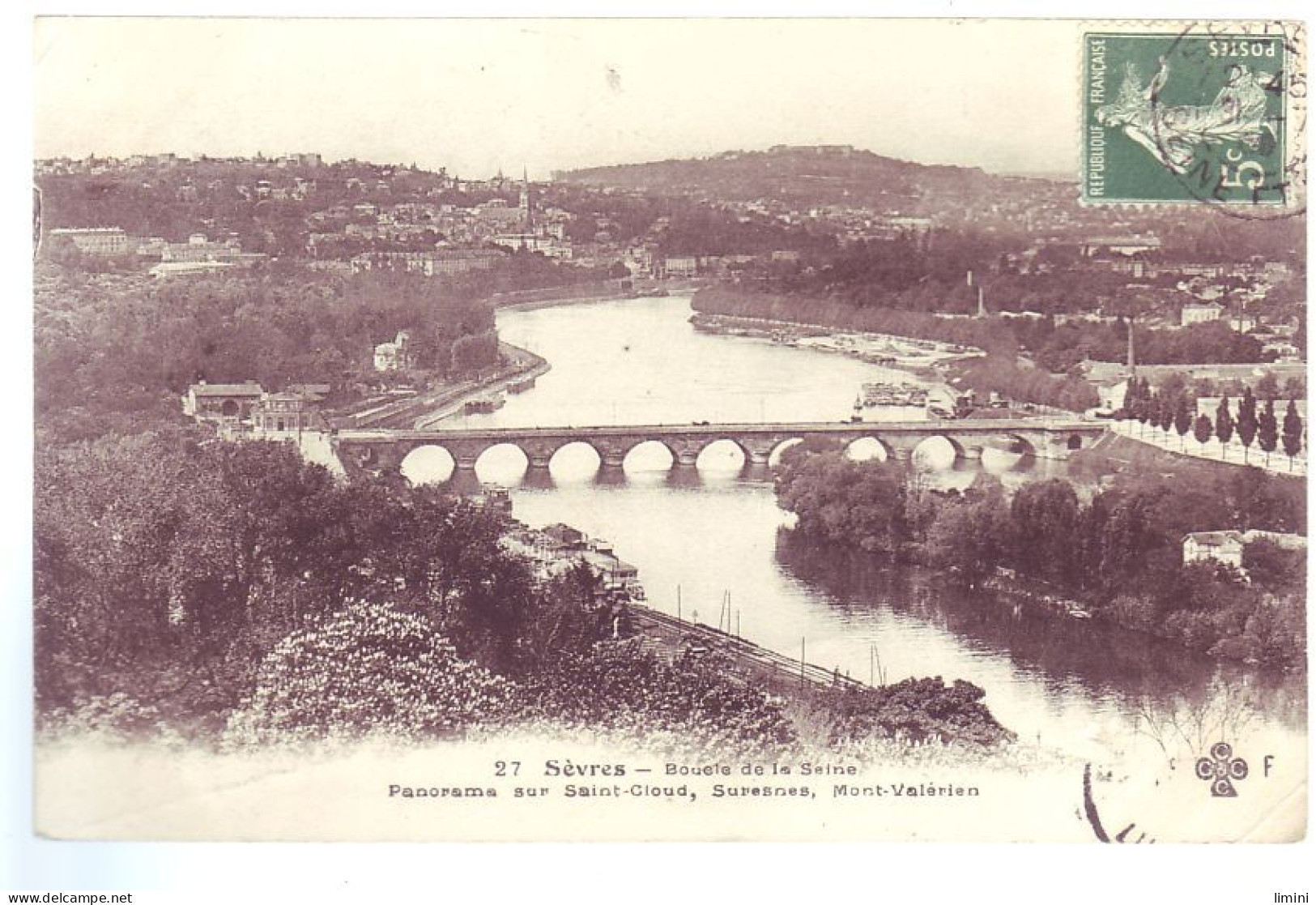 92 - SEVRES - PANORAMA SUR ST-CLOUD, SURESNES ET MONT VALERIEN -  - Sevres