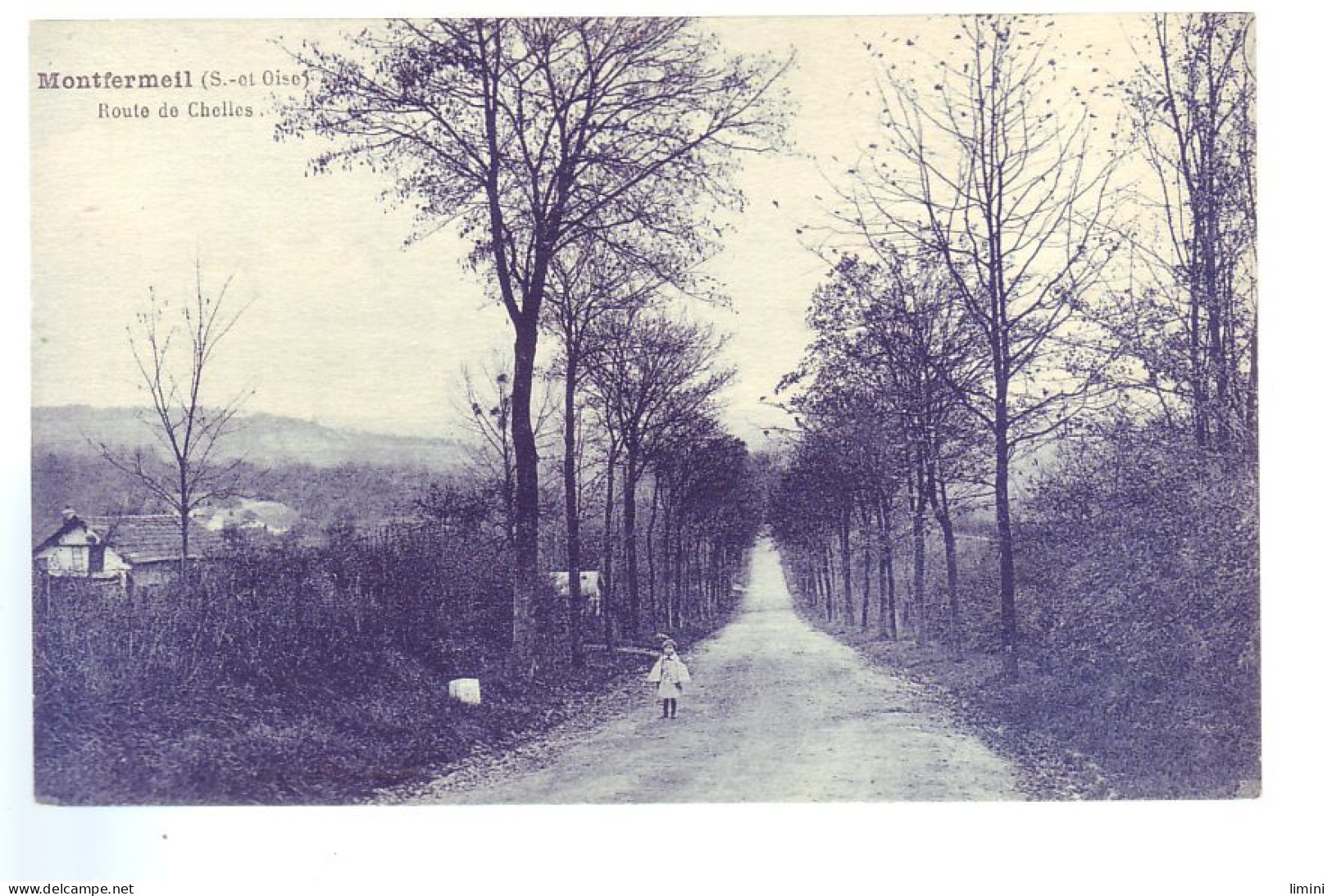 93 - MONTERMEIL - ROUTE DE CHELLES - ANIMÉE -  - Montfermeil