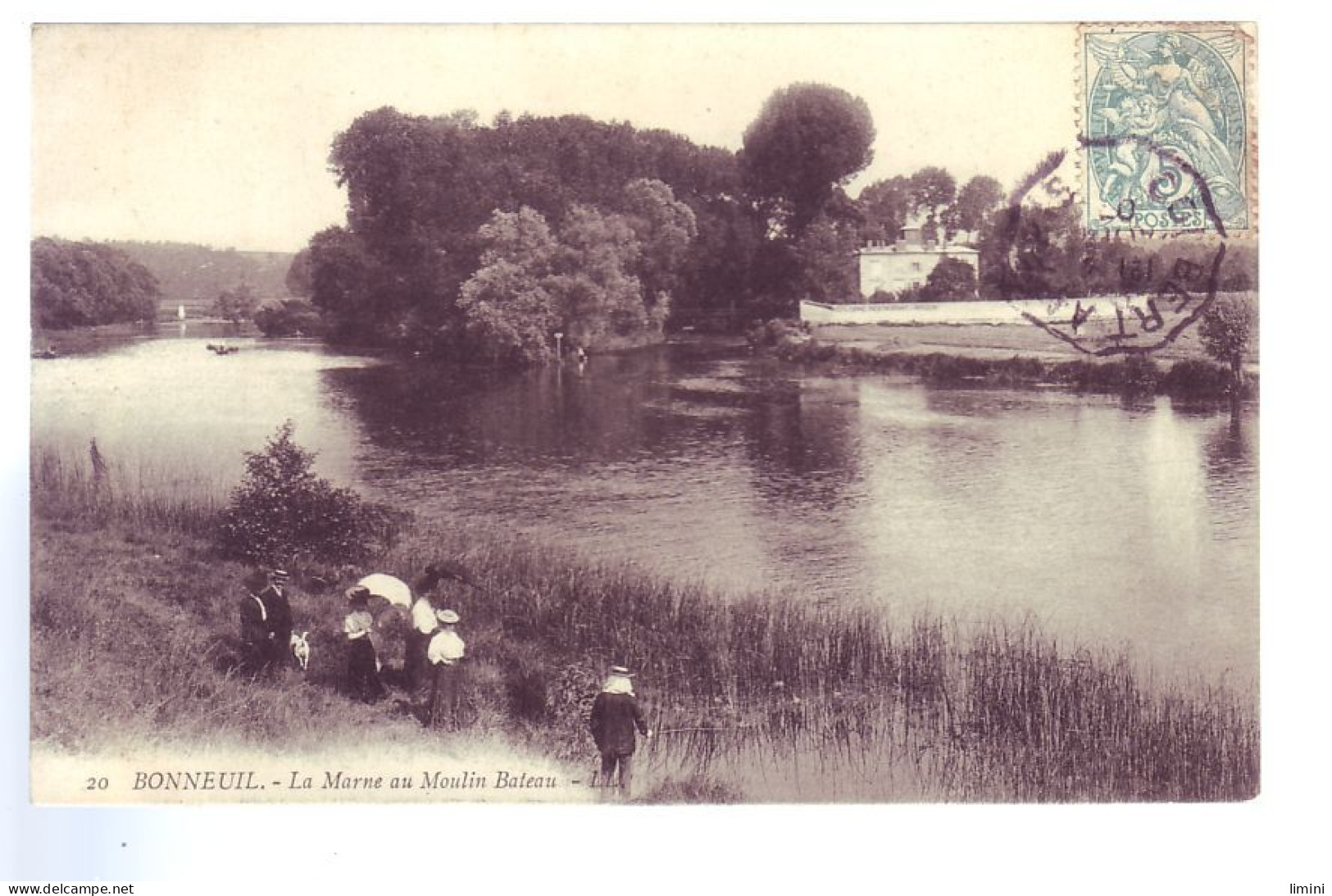 94 - BONNEUIL - LA MARNE AU MOULIN BATEAU - ANIMÉE -  - Bonneuil Sur Marne