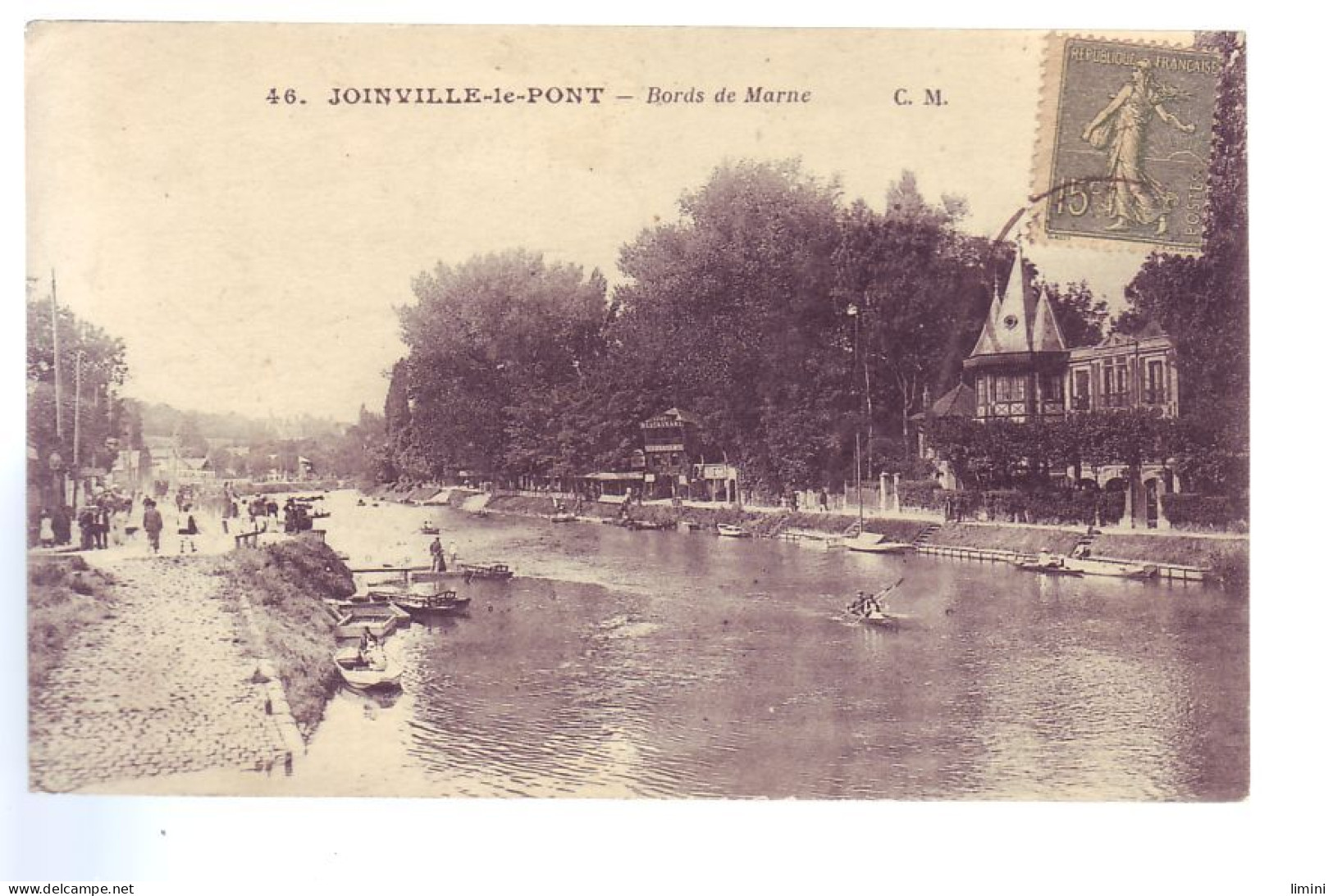 94 - JOINVILLE-le-PONT - BORDS DE MARNE - ANIMÉE -  - Joinville Le Pont