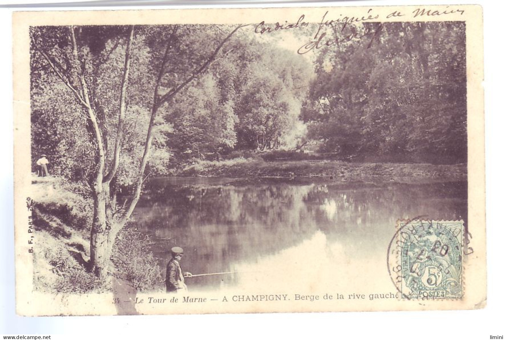 94 - CHAMPIGNY - BERGE DE LA RIVE GAUCHE - ANIMÉE -  - Champigny Sur Marne